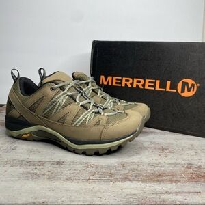 New Merrell Women's Siren Sport 3 vibram Hiking Shoe 6 brindle tea New with box